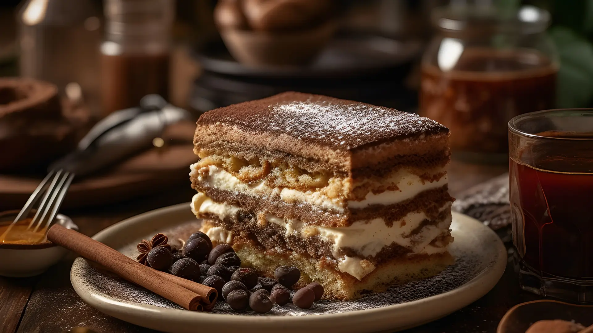 slice of tiramisu