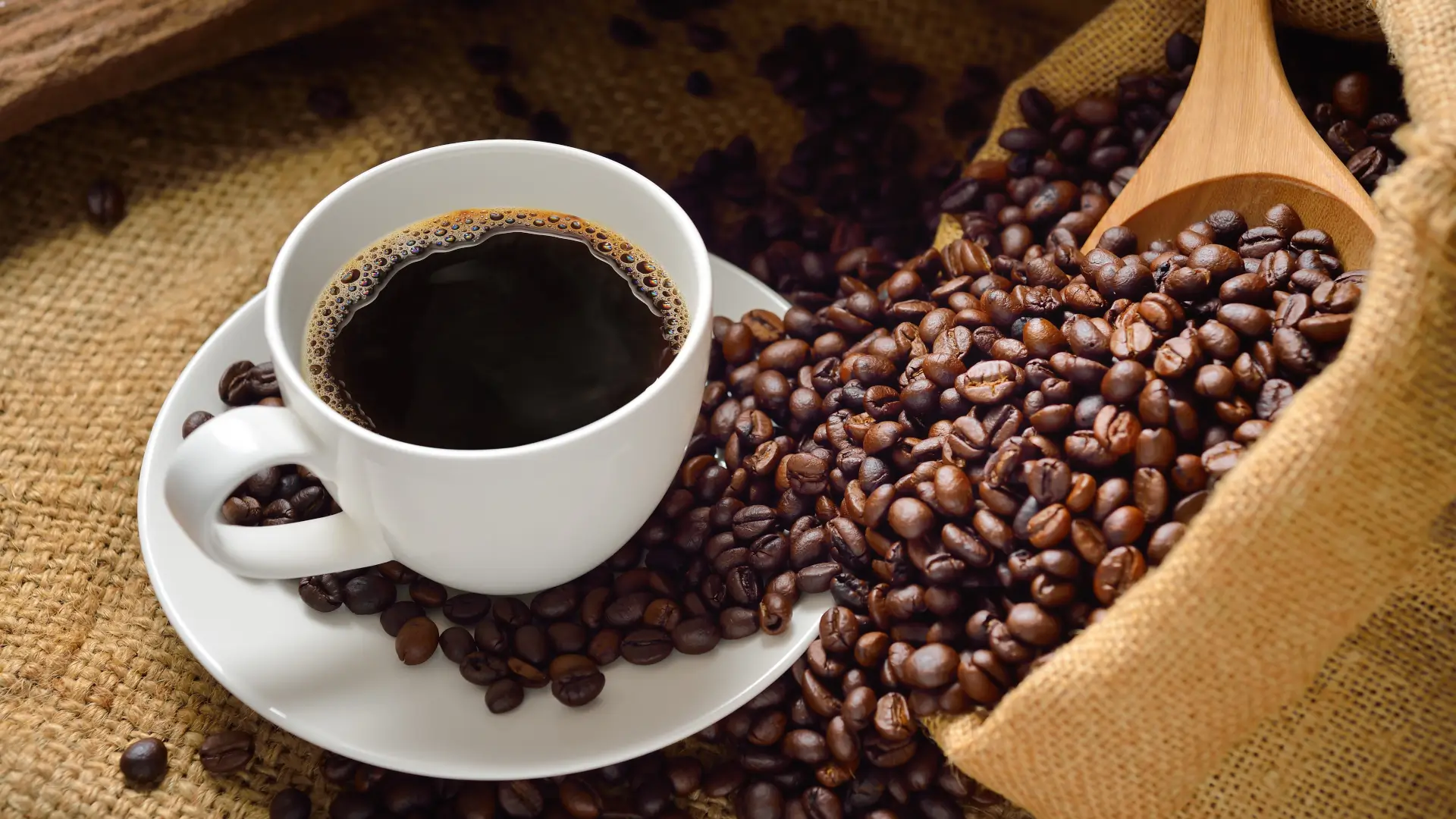 coffee beans coffee cup