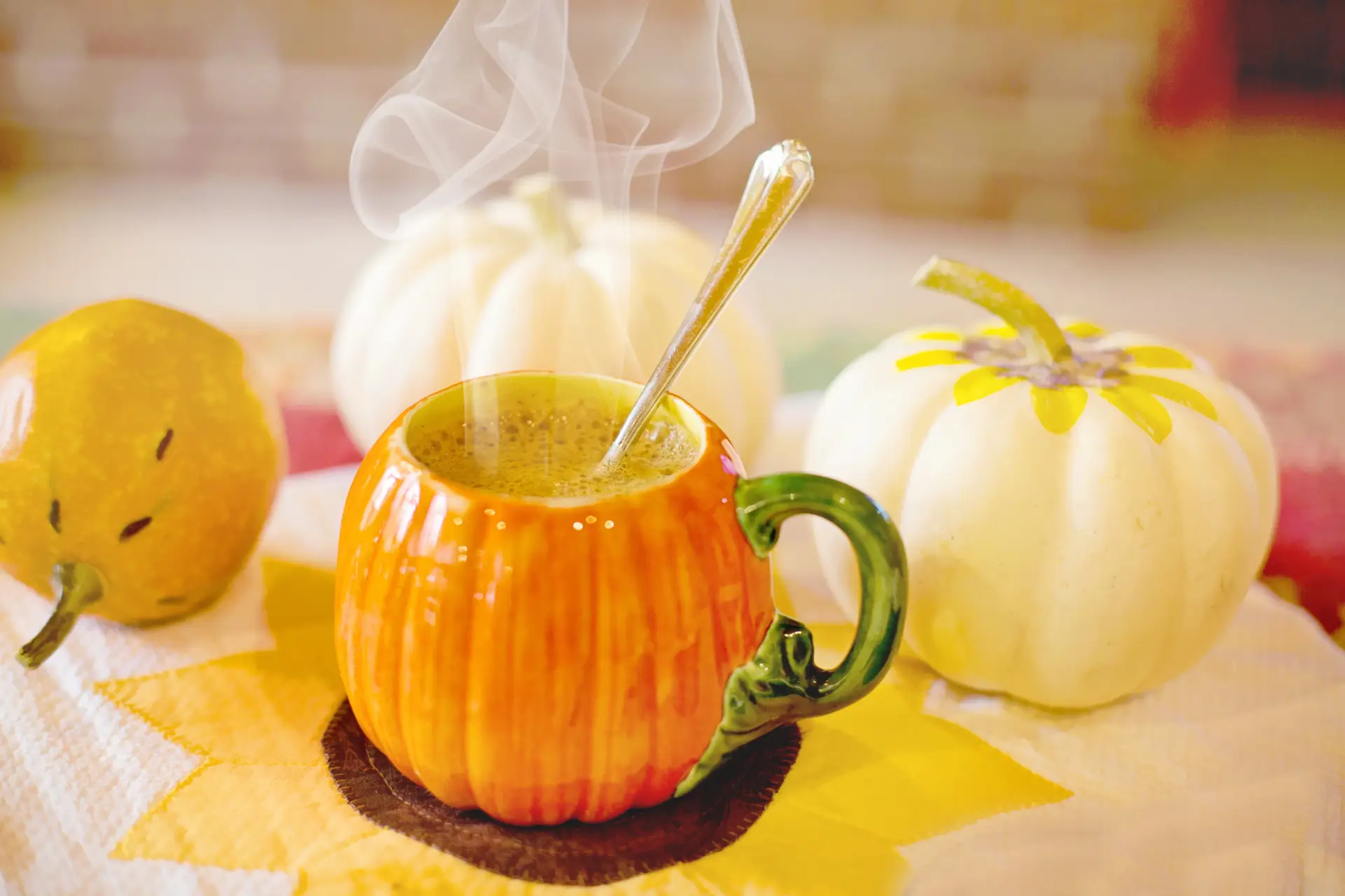 seasonal pumpkin latte