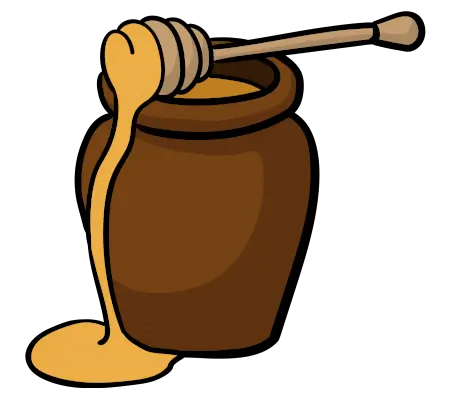 pot of honey