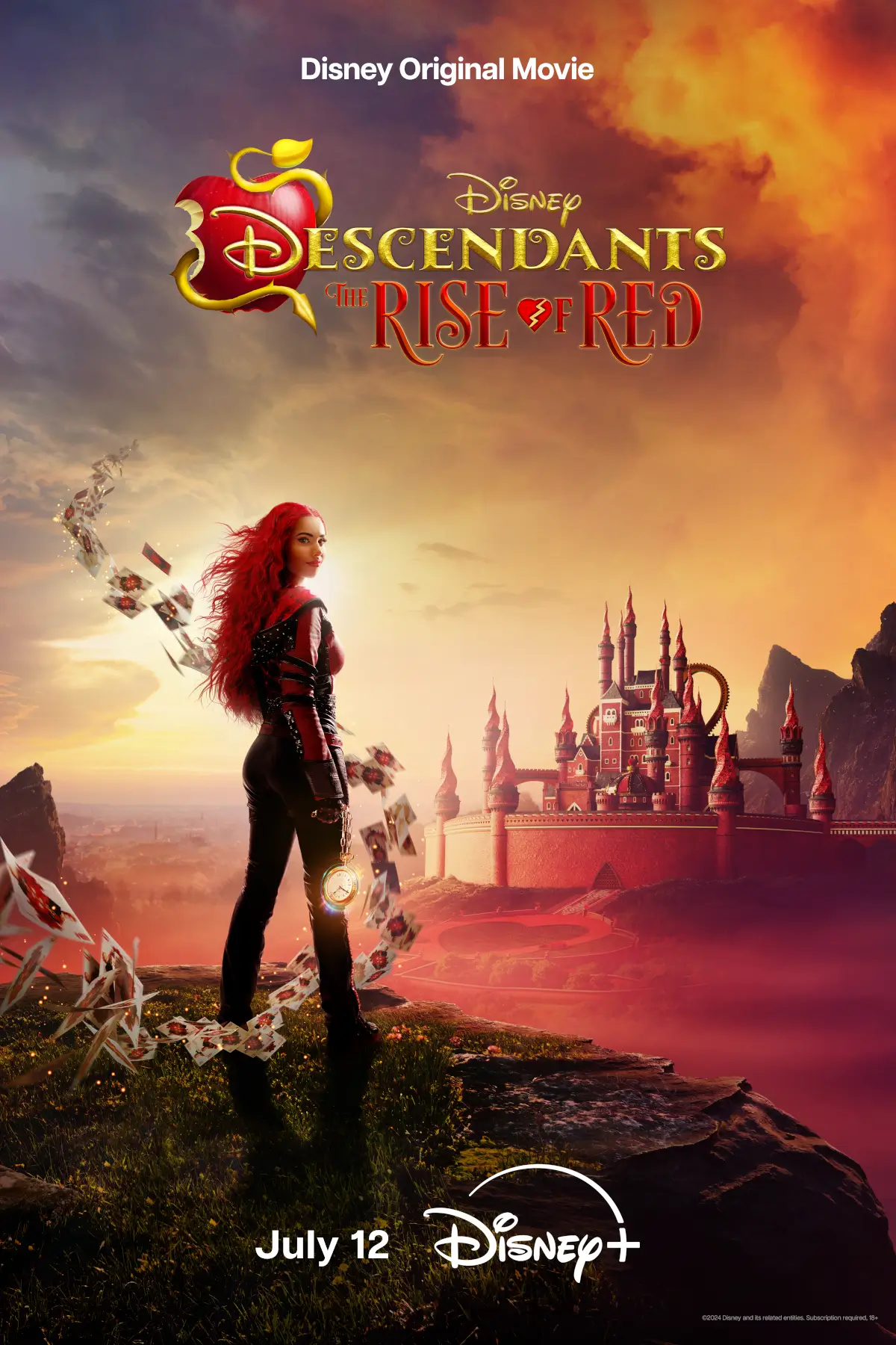 the descendants rise of red poster