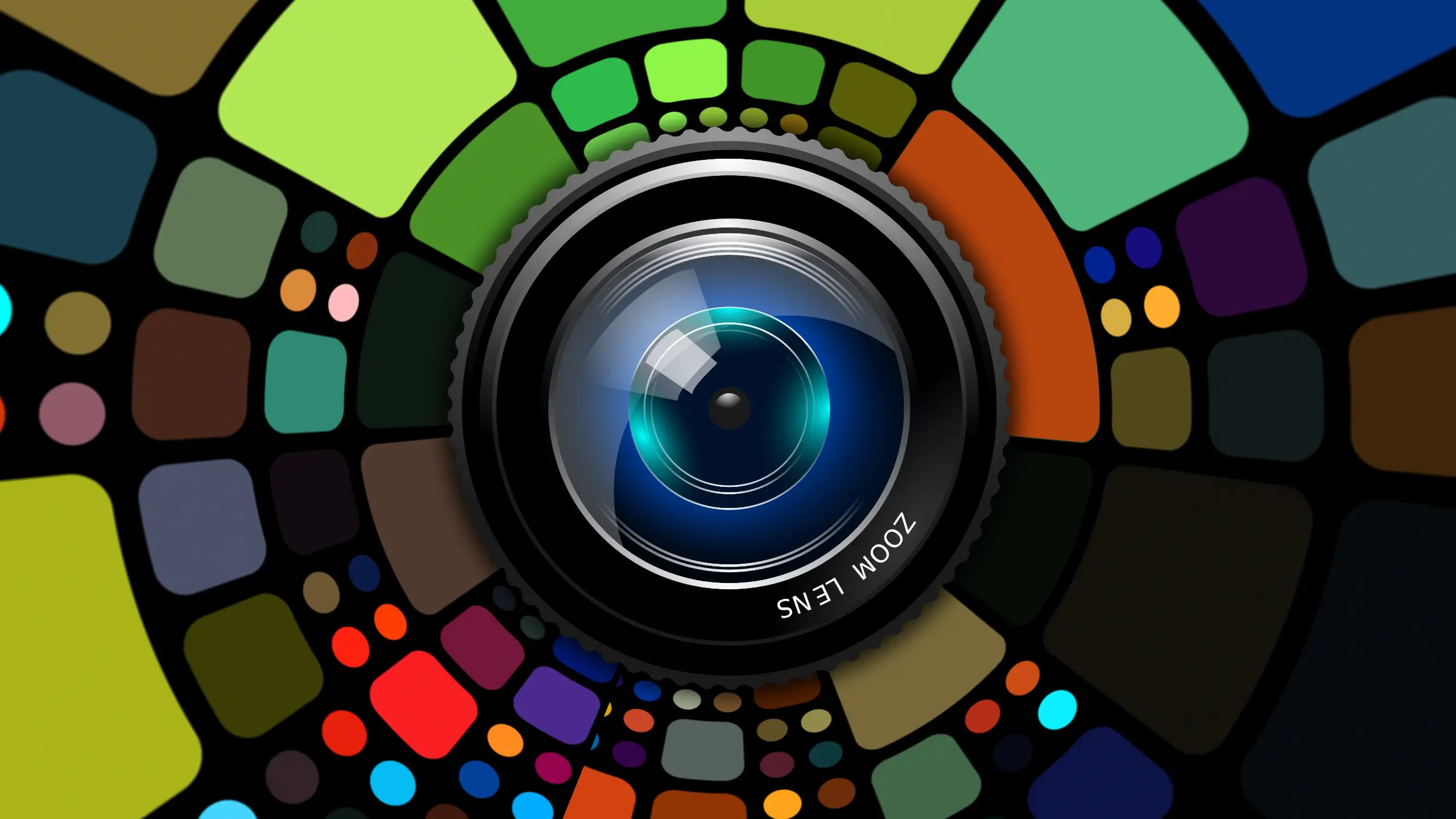 colors and camera lens