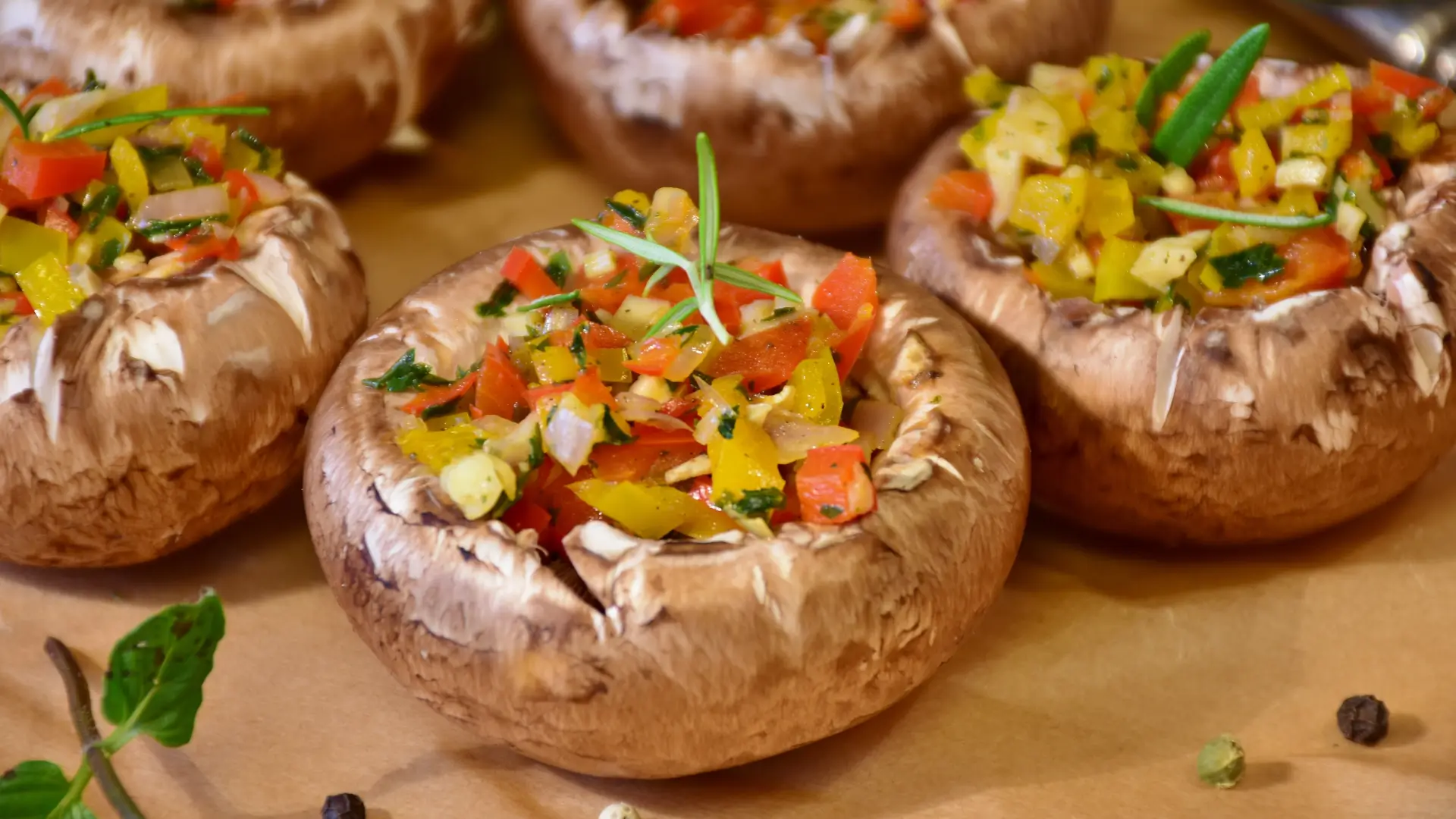 stuffed mushrooms