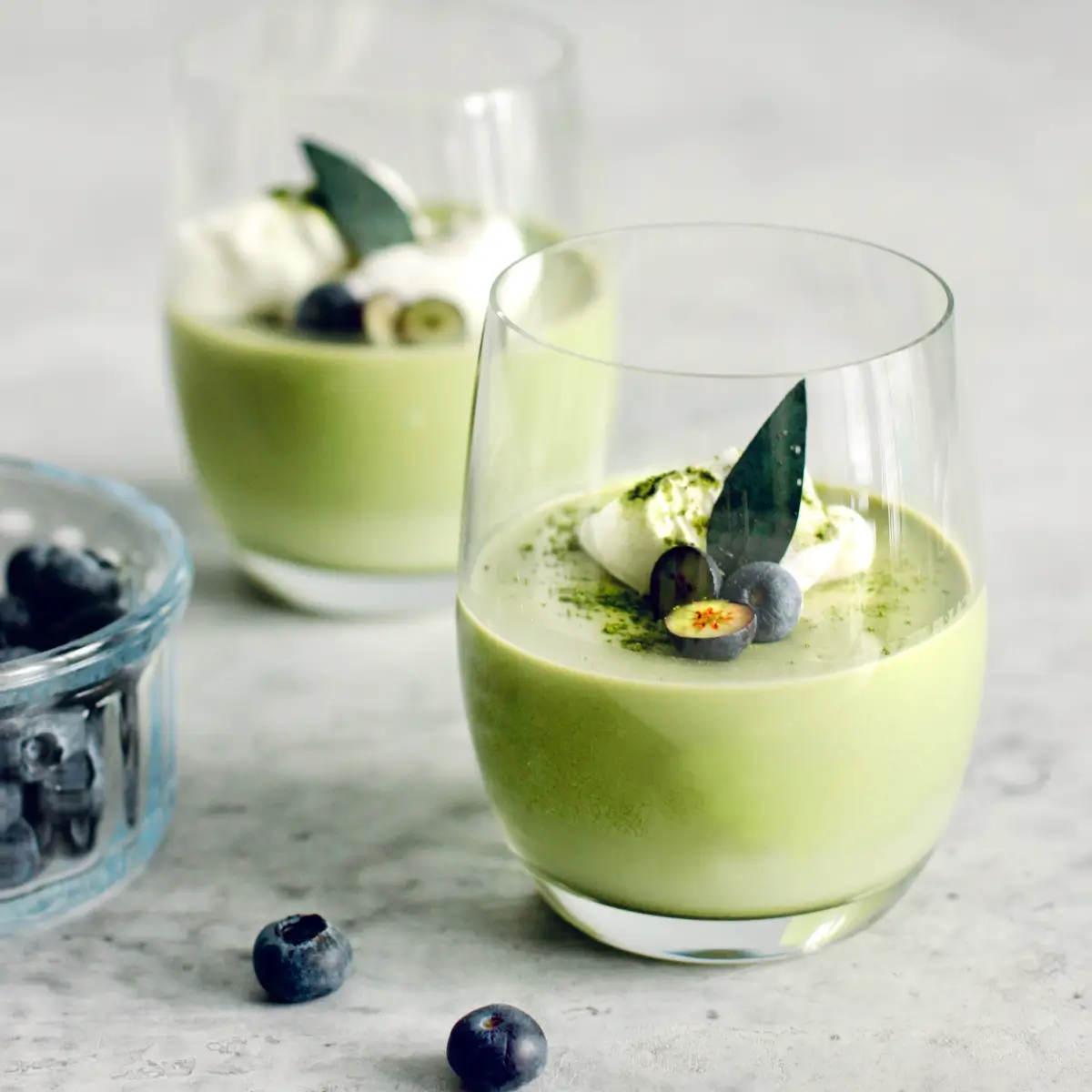matcha mousse