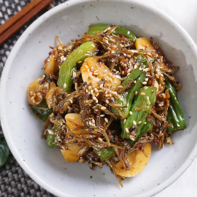 anchovy sesame salad