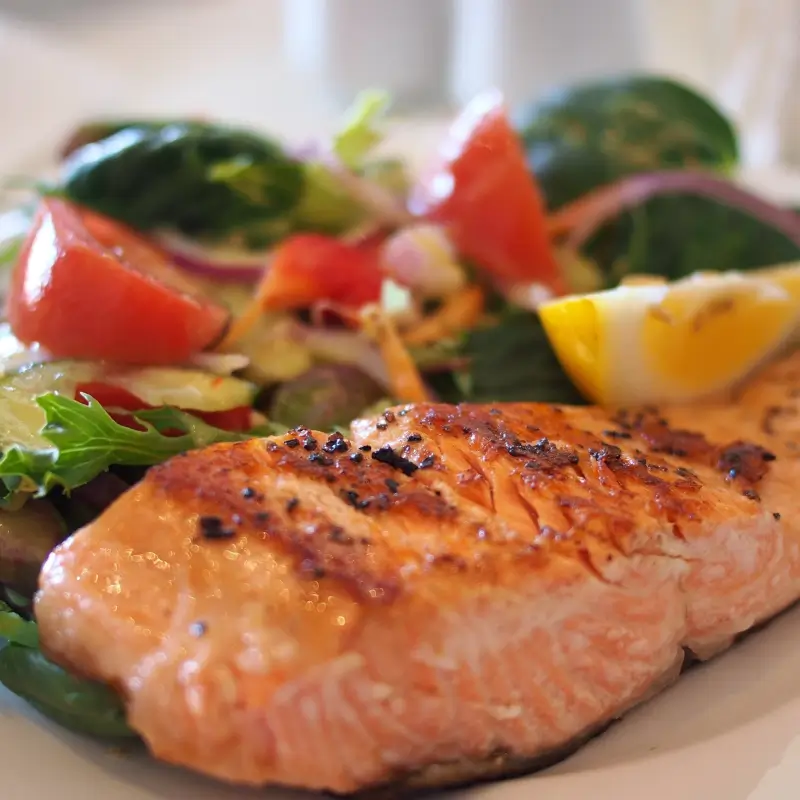 grilled salmon