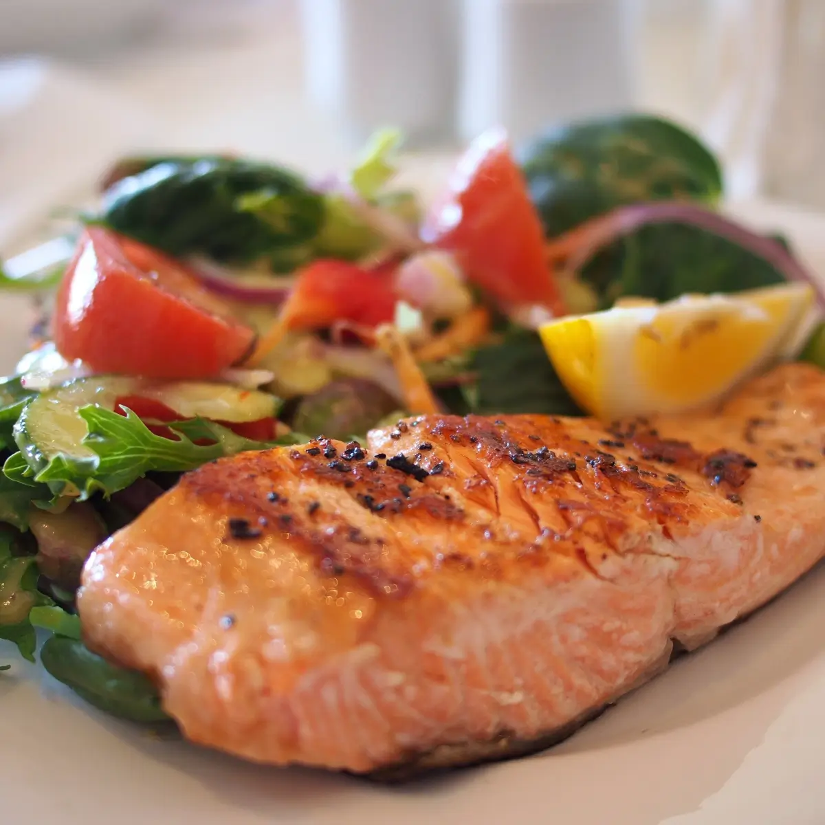 grilled salmon