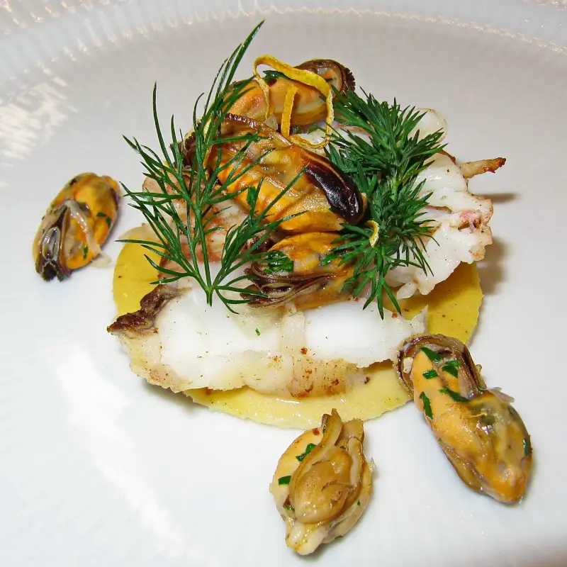 steamed monkfish